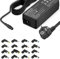 90W Cargador Universal Portatil Compatible con Lenovo HP ASUS Acer DELL Toshiba Samsung Medion Fujitsu Gateway Notebook Ultrabook Chromebook Cable de Alimentación con 16 Conectores