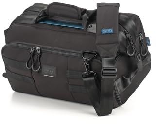 Tenba Cineluxe v2 Schultertasche mittelgroß für Videokameras & Ausrüstung, schwarz (637-523)