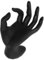 HEALLILY Schmuckständer verstellbare Schaufensterpuppe handgeformter Schmuckorganisator ausstellungsständer Schmuckdisplay Aufbewahrungsständer für Schmuck Ringständer Plastik Black