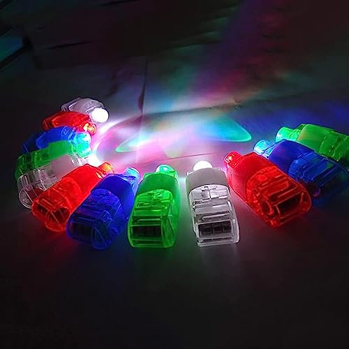 4 Stück LED-Party-Fingerlichter, Fingerring-Spielzeug für Jungen, Mädchen, Männer, Frauen, Partyzubehör, Halloween, Raves, Konzert, Shows, Party-Dekorationen, Zubehör, LED-Finger-Taschenlampe,