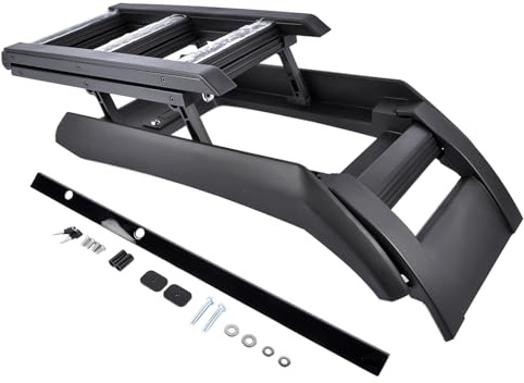 Access Ladder Side Folding Step Replacement for Land Rover Defender L663 90 + 110 2020-2023 Side Window Roof Step Ladder Black Mazonda