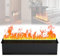 Chimenea eléctrica de 700/800/1000/1200/1500 mm - Chimenea eléctrica de vapor de agua 3D con llama atomizada realista, humidificador decorativo con llama ajustable en 7 colores,700mm