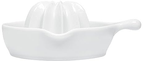 KAI Select Premium Presse-Pamplemousse en Porcelaine avec revêtement en Silicone antidérapant sur Le Fond - Dimensions 17 x 15,6 x 6,6 cm - Presse-Agrumes Presse à Fruits Manuel