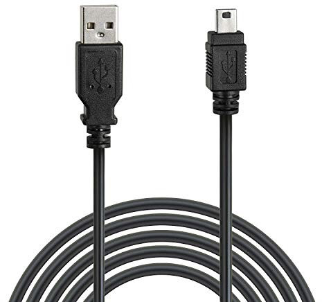 Wicked Chili 3m Ladekabel kompatibel mit Dualshock PS3 Controller, USB-Kabel MiniUSB (Charge Play Funktion, Hi-Speed USB 2.0 Kabel) PlayStation3 Verbindungskabel, schwarz
