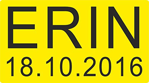 ENGRAVED NP1 NUMBER PLATES FOR CHILDRENS LITTLE TIKES COZY COUPE RIDE ON TOYS (YELLOW)