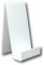 EPOSGEAR XL Extra Large Plastic Acrylic Perspex Book Plate Retail Display Stand Holder - Perfect for Schools, Nurseries, Libraries etc (White)