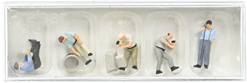 Preiser 10669 Arbeit an der Bruchsteinmauer Spur HO 1:87