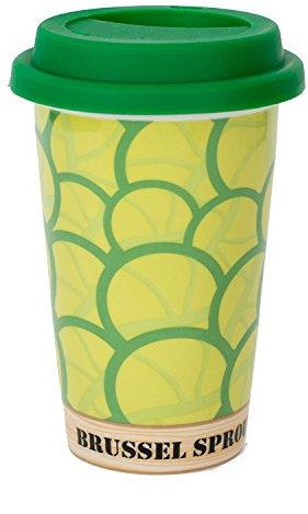 Brussel Sprouts Mug - Double Walled Ceramic Travel Mug