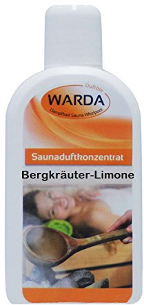 Warda Saunaaufguss Bergkräuter-Limone Konzentrat 200 ml Flasche