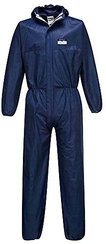 Portwest Biztex Coverall SMS 55g (50pc) - Color: Navy - Talla: Large