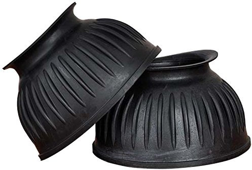 TdeT Hufschützer aus Gummi, geschlossen, Schwarz , L