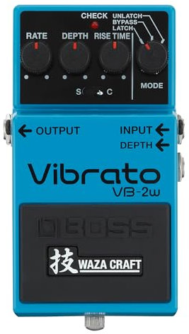 BOSS VB-2W Vibrato | Premium Waza Craft Guitar Effect Pedal with Analog Circuitry | True Reproduction of the Legendary BOSS VB-2 Vibrato | Standard & Custom Playing Modes | 5-Year Warranty