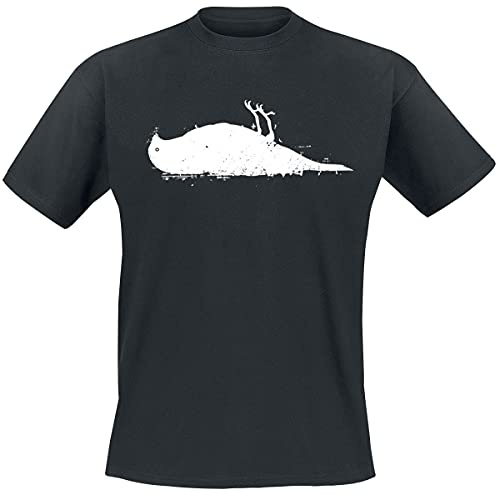 Atticus Bird Männer T-Shirt schwarz M 100% Baumwolle Rockwear, Streetwear