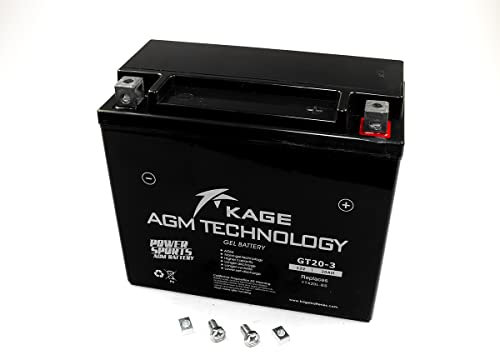 Batterie GEL KAGE YTX20L-BS für Bombardier Buell CAN-AM Cectek/Herkules CFMOTO Harley Davidson Hon da Kymco Linhai Masai Moto Guzzi Trium ph Yamaha