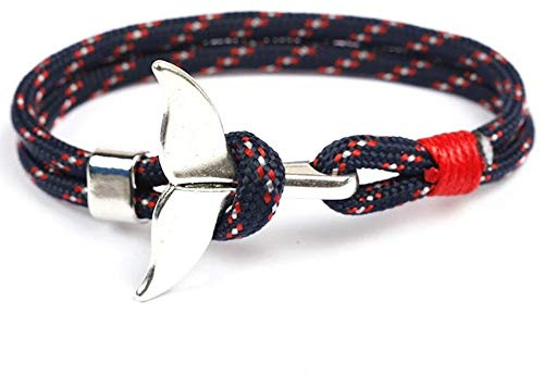 EXINOX Nautisches Wal Armband Herren Damen Seeblick Silber