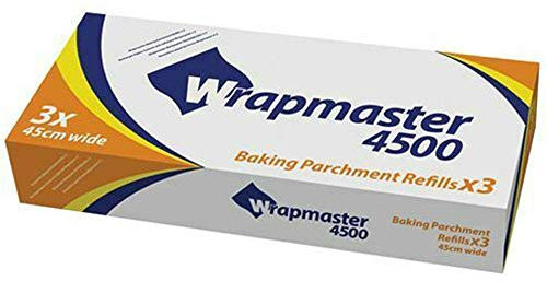 We Can Source It Ltd - 3 Rolls of Wrapmaster 4500 Catering Baking Parchment Refills 45cm x 50m for Home and Commercial Kitchens