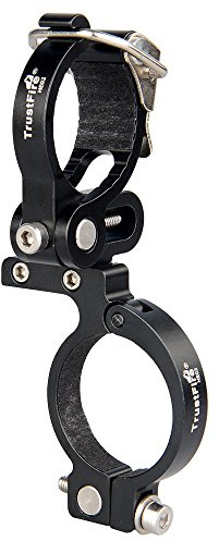 TrustFire HE02 Soporte para bicicleta de montaña manillar de bicicleta accesorio extensor para luz de bicicleta - negro
