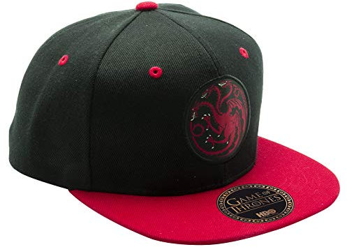 ABYSTYLE - Game of Thrones - Targaryen Schirmmütze - Schwarz und Rot - eine Größe