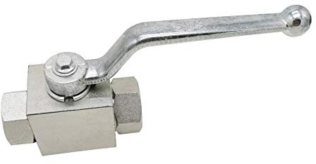 Hydraulischer Hochdruckabsperr-Kugelhahn 2 Wege 1/2 NPT 7250 PSI KHB Hydraulikventil