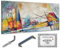 Monica Mirafiori I 140x70 cm I Tableau Peint à la Main I Modèles Tableau I Peintre Moderne I Tableaux Peintures I Toile sur Cadre en Bois