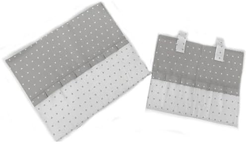 Russo Tessuti Copriforno + Coprifornello Cuore Lucy Fiori Cucina Vari Colori -Grigio