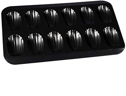 12-Cavity Madeleine Pan Non-Stick Shell-Shaped Madeleine Baking Mould