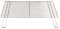 Grillrost 67 x 40 cm mit Griff aus Edelstahl 4 mm rostfrei und elektropoliert