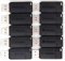 Verbatim - PinStripe USB Flash Drive (10 unidades), color negro