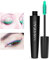 Maydear Wasserdichte Mascara, langlebig, wischfest, voluminös und charmant, mehrere Farben erhältlich, Hellgrün
