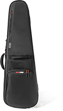 Gator CASES - Borsa da trasporto premium resistente alle intemperie per chitarre elettriche della serie ICON, con cerniere compatibili con lucchetti TSA, Nero (G-ICONELECTRIC)