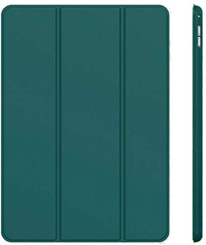 Case For iPad Air 3rd Generation (2019) Air3 & iPad Pro 10.5-inch (2017) Pro10.5,Slim Lightweight,Smart Stand Cover With Translucent Frosted Back Protector For iPad 10.5(Auto Sleep) (Emerald Green)