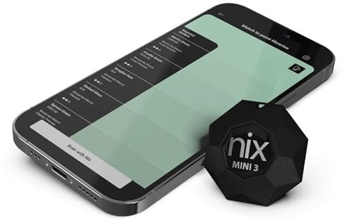 Nix Mini 3 Farbsensor – Farbanpassung, CMYK, RGB, HEX. - Echtes Pipettenwerkzeug – für Maler, Grafikdesigner und mehr.
