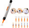 K&F Concept Reinigungsset,5-in-1 Reinigungsstift Kompatibel mit APS-C Kameras,Handy,Airpods,Kopfhörer,DSLR,Smartphones,Reinigungsstift，Mikrofaser Swab 24 mm*6,beflockte Schwammstab*3,Cullers*3