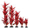 Red Silk Aquarium Fish Tank Plant Decoration Ornament Various Sizes (Red Silk 50cm)