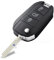 Clé télécommande de voiture compatible avec Peugeot 208 2008 301 308 3008 408 508 compatible avec Citroën C3 ID46 PCF7941 434 MHz HU83 VA2 lame Flip Key (couleur : HU83 lampe à lame)