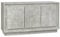 vidaXL Sideboard, Kommode mit viel Stauraum, Mehrzweckschrank Anrichte für Wohnzimmer, Schrank Beistellschrank, Modern, Betongrau Holzwerkstoff
