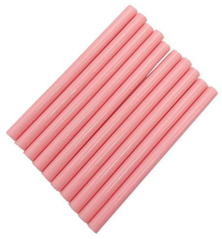 Klebepistolen-Sticks, Heißklebepistolen-Sticks, Klebepistolen-Sticks, rosa, bunt, 7 mm, Heißklebestifte, Vintage-Siegelwachs, Umschlag, Einladungsstempel, Sicherheitsverpackung, Reparaturwerkzeug, 10