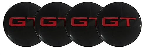 4pcs 56MM 2,2 ' 'Auto-Logo-Aufkleber mit Räderabdeckung mit zentraler Abdeckung ABS-Material (fit GT)