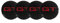 4pcs 56MM 2,2 ' 'Auto-Logo-Aufkleber mit Räderabdeckung mit zentraler Abdeckung ABS-Material (fit GT)