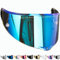 Everalo Kompatibel mit Agv Race 2 Visier - Race 3 - Pista - Pista Gp - Pista Gpr - Pista Gp RR - Corsa - Corsa R - Gt Veloce - Veloce S - Helmvisier Pinlock und Tearoff Ready (Revo Blau)