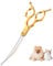 Purple Dragon 6.5 Zoll Hundeschere Fellschere Gebogene Für Hunde und Katze Grooming Schere mit Ultraleicht Weltraum Aluminium Griff,JP 440C Steel Profi Fellschere Hunde für Hundefriseur und Anfänger