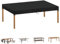 SIMPHAUS Abdeckplane Gartentisch 200x90x15cm Abdeckhaube Gartentisch Abdeckhaube für Tischplatte Abdeckung Outdoor Wetterfest Tischabdeckung Wasserdicht Winddicht UV-Beständiges 420D Oxford Gewebe
