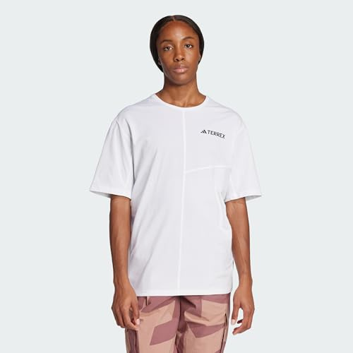 adidas Women's Terrex Multi Climacool Shirt, White, XXS