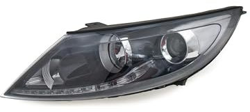EDA PREMIUM auto Scheinwerfer Links 92101 passend für KIA SPORTAGE SL 2010-2015, elektrisch, mit Motor, H7/H7, Led, ECE, mit Tagfahrlicht (LED)