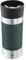 cilio Isoliertrinkbecher VIAGGIO | Edelstahl Thermobecher to go | Deckel aus Kunststoff | 360° Trinkverschluss | Doppelwandsystem | Bruch- und auslaufsicher | 360 ml, Höhe: 19 cm | Dunkelgrün