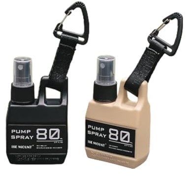 ARFUKA 2-Pack Fine Mist Spray Bottles, 80ML, Clear Plastic, Reusable, Hanging Buckle, Travel/Camping Essentials