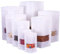 Bolsas Kraft con Ventana, Bolsa papel Kraft Ventana, Bolsas Kraft Zip, Bolsa Cafe, Bolsas Kraft para Frutos Secos, Dulces, Granos de Café, Hojas de Té, Blanco 9x14cm 100 Piezas