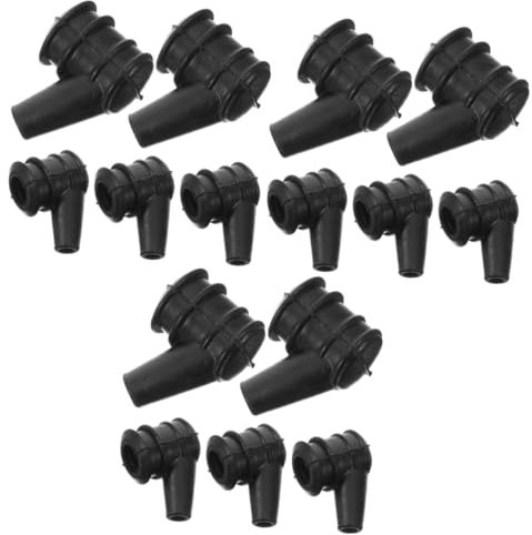 Gogogmee 15stücke Hochdruckdeckel Für Rasenmäher Und Motorsägen Langlebige Zündkerzenkappen Kompatibel Mit Verschiedenen Modellen Effektive Ölabsicherung Und Einfache Installation