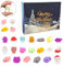 Adventskalender Squishy Toy Für Kinder,24 Anti Stress Spielzeug Weihnachten Countdown Rituals Adventskalender,Mochi Squishy Adventskalender Kinder Countdown Calendar
