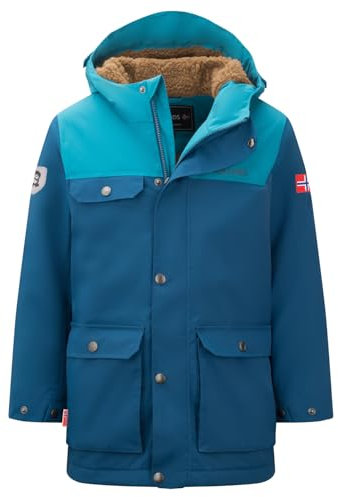 Trollkids Kids Gudvangen Jacket 164, Madeira Blue
